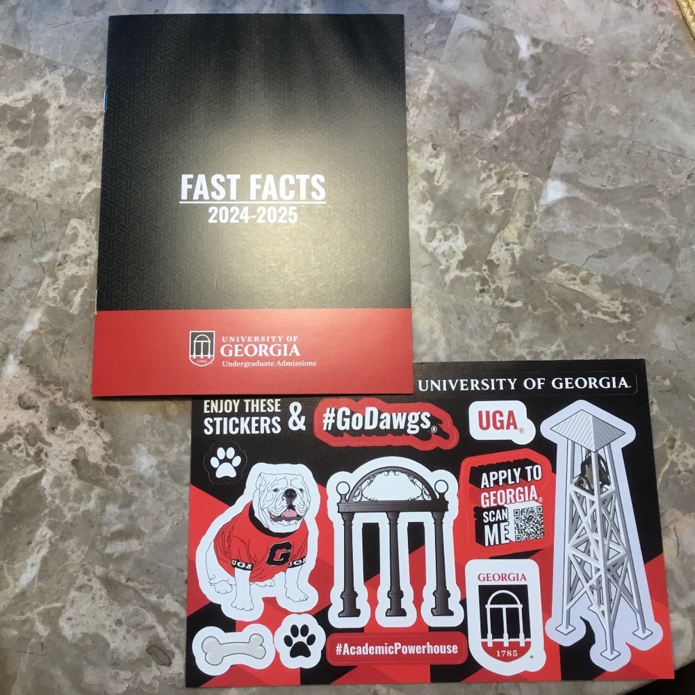 University of Georgia Fact Facts 2024-2025 & Stickers